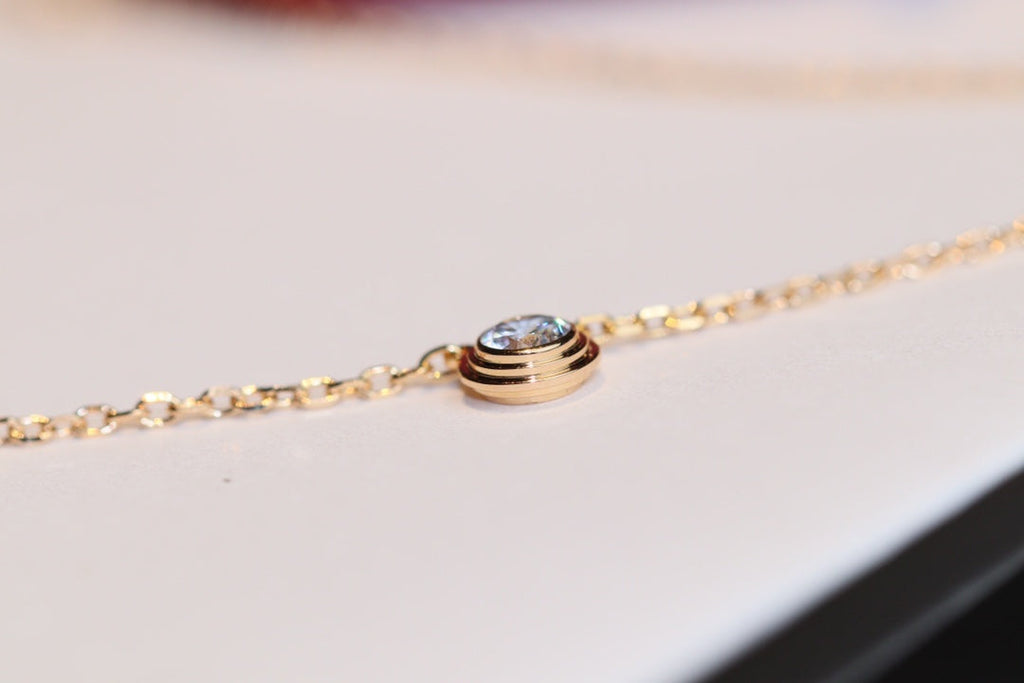 [Clover Jewelry]DAMOUR DIAMOND NECKLACE
