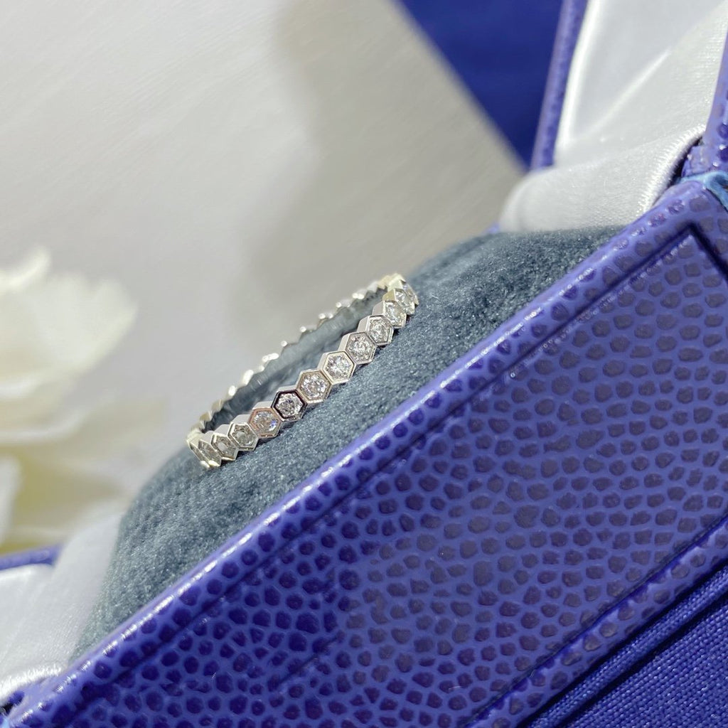 [Clover Jewelry]BEE LOVE DIAMOND PAVED SMALL RING