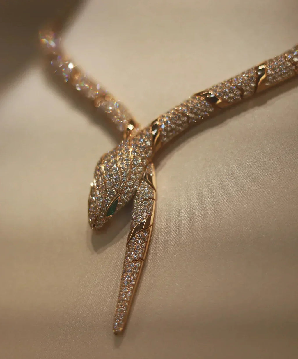 [Clover Jewelry]HAUTE COUTURE GOLD SERPENTI-HALSKETTE