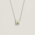 [Clover Jewelry]HM CLIC YELLOW ENAMEL GOLD NECKLACE