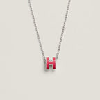 [Clover Jewelry]H NECKLACE PINK
