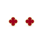 [Clover Jewelry]CLOVER MEDIUM 1 MOTIFS CARNELIAN  EARRINGS