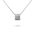 [Clover Jewelry]PERLEE PEDANT SIVLER DIAMOND NECKLACE