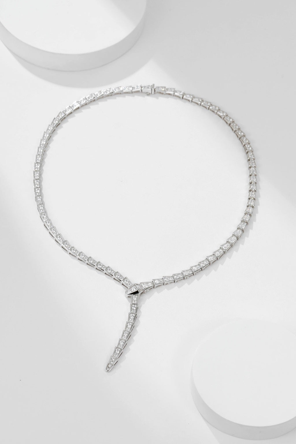 [Clover Jewelry]SERPENTI NECKLACE SILVER DIAMOND