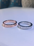 [Clover Jewelry]C PLATINUM 1 DIAMOND RING