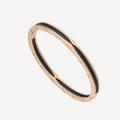 [Clover Jewelry]ZERO 1 PINK GOLD WITH BLACK CERAMIC BRACELET
