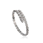 [Clover Jewelry]SERPENTI BRACELET 6MM SILVER DIAMOND