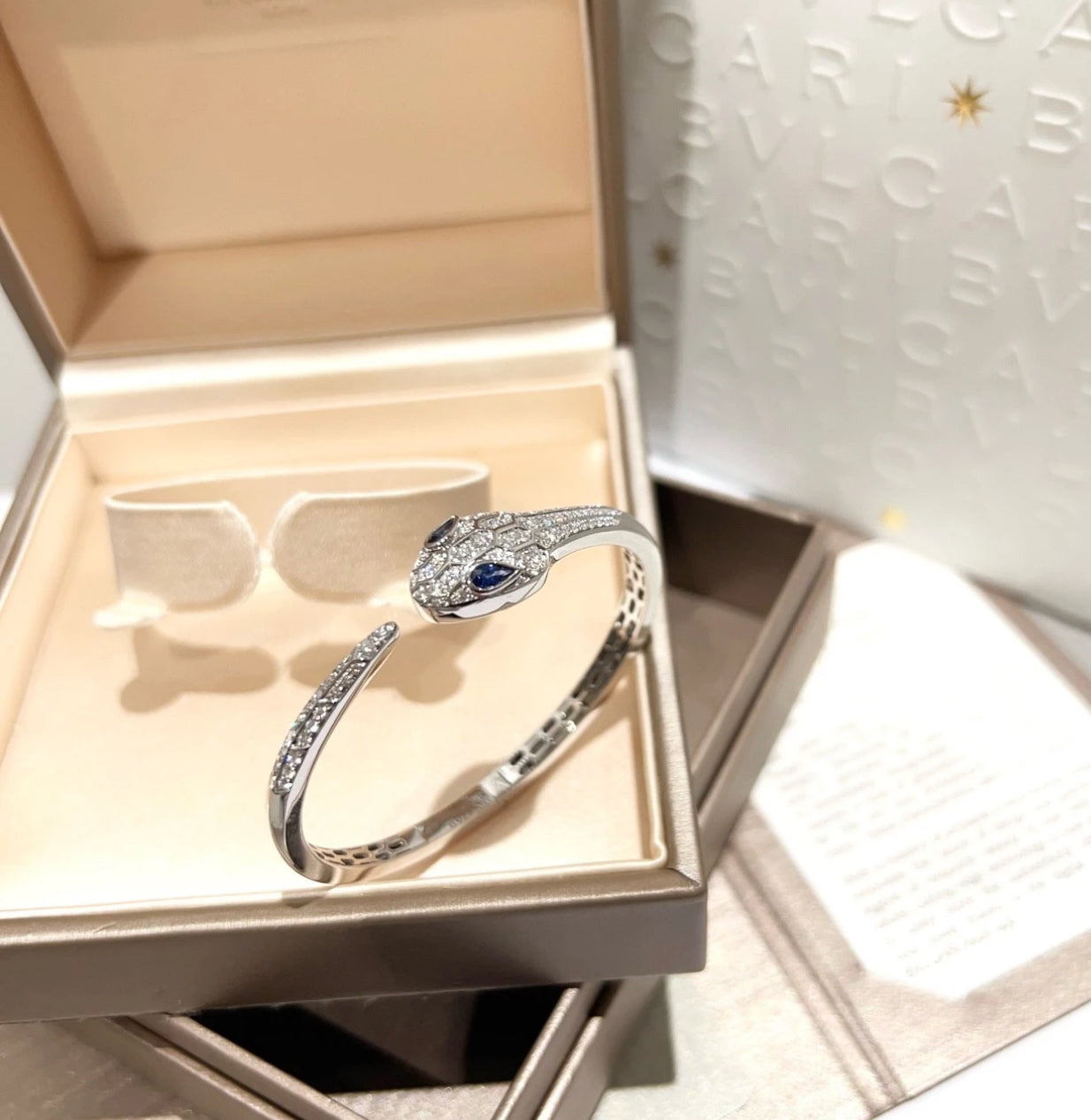 [Clover Jewelry]HAUTE COUTURE SILVER SERPENTI BRACELET