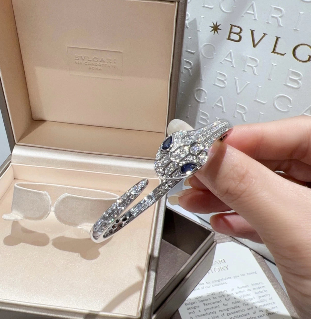 [Clover Jewelry]HAUTE COUTURE SILVER SERPENTI BRACELET