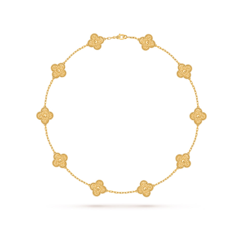 [Clover Jewelry]CLOVERS THE 10-MOTIFS NECKLACE