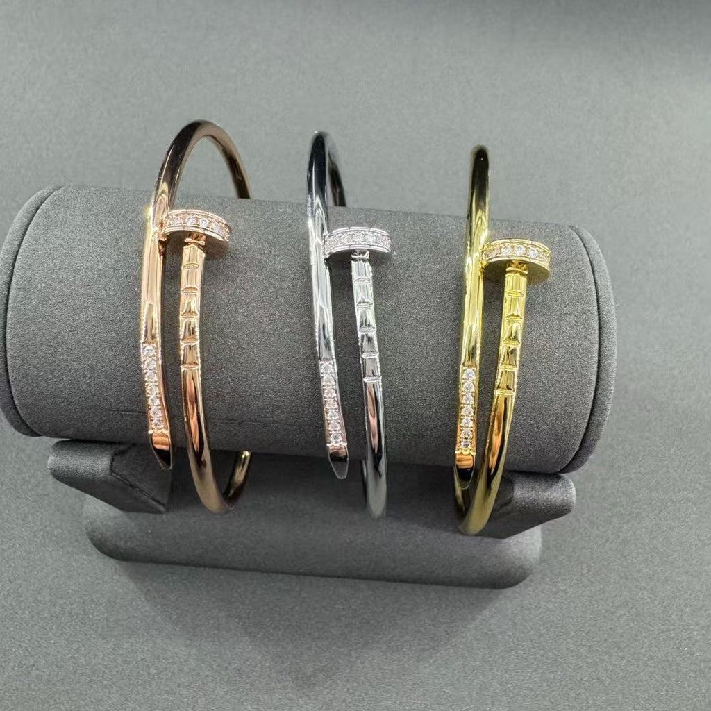 [Clover Jewelry]JUSTE BRACELET 2.5MM DIAMONDS NEW