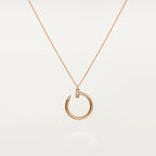 [Clover Jewelry]JUSTE NECKLACE PINK GOLD