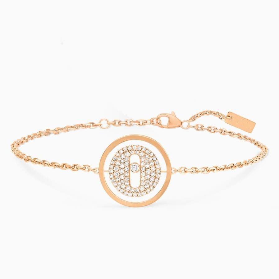 [Clover Jewelry]LUCKY MOVE DIAMOND PAVED BRACELET