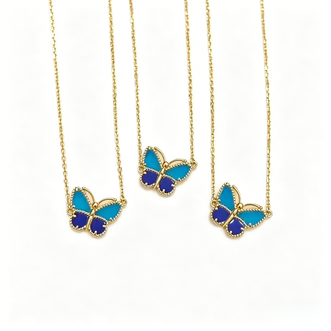 [Clover Jewelry] 2026 NEW LUCKY BUTTERFLY 1 MOTIFS NECKLACE