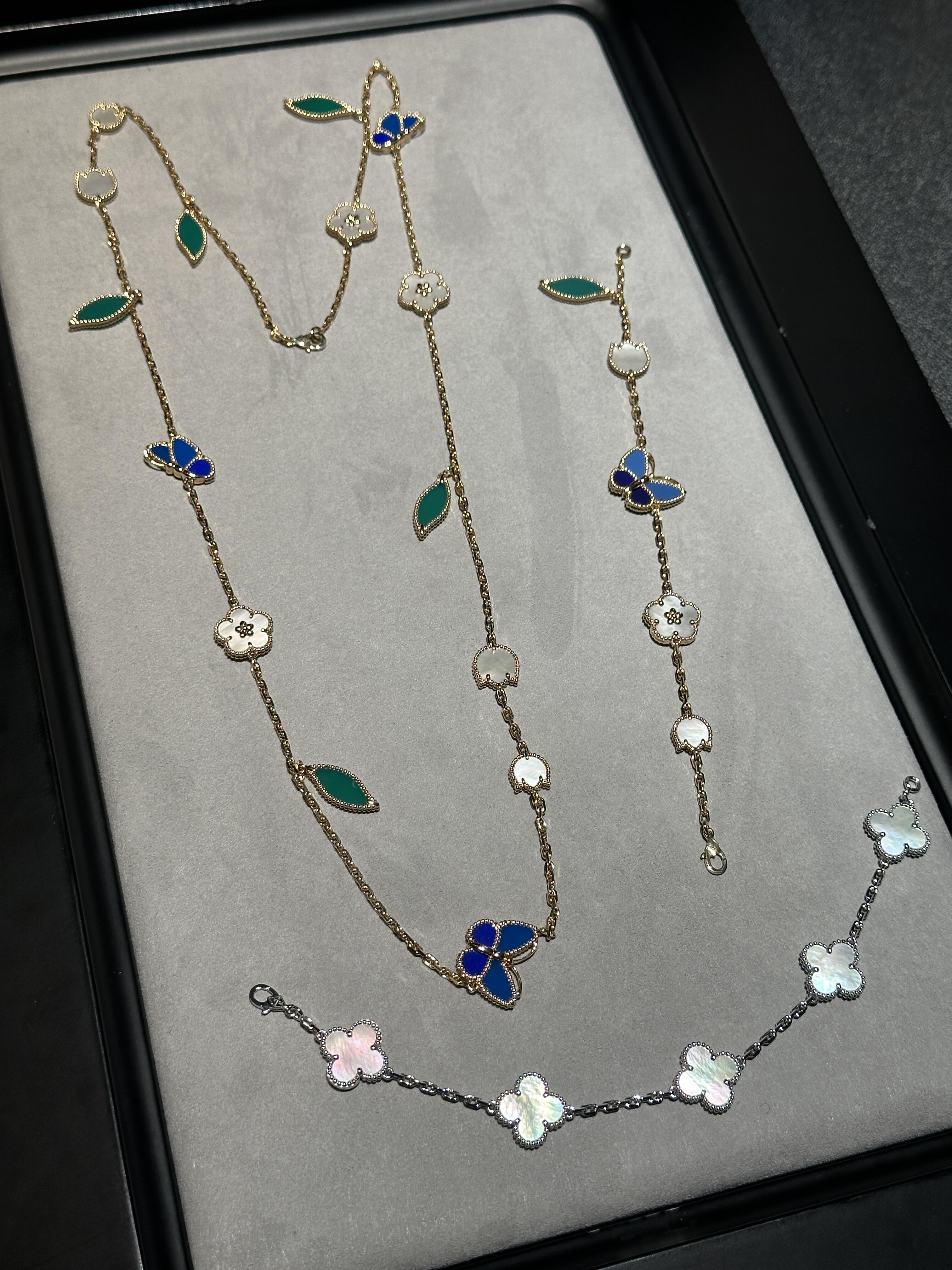 [Clover Jewelry] 26 NEW CLOVER 15 MOTIFS LUCKY NECKLACE