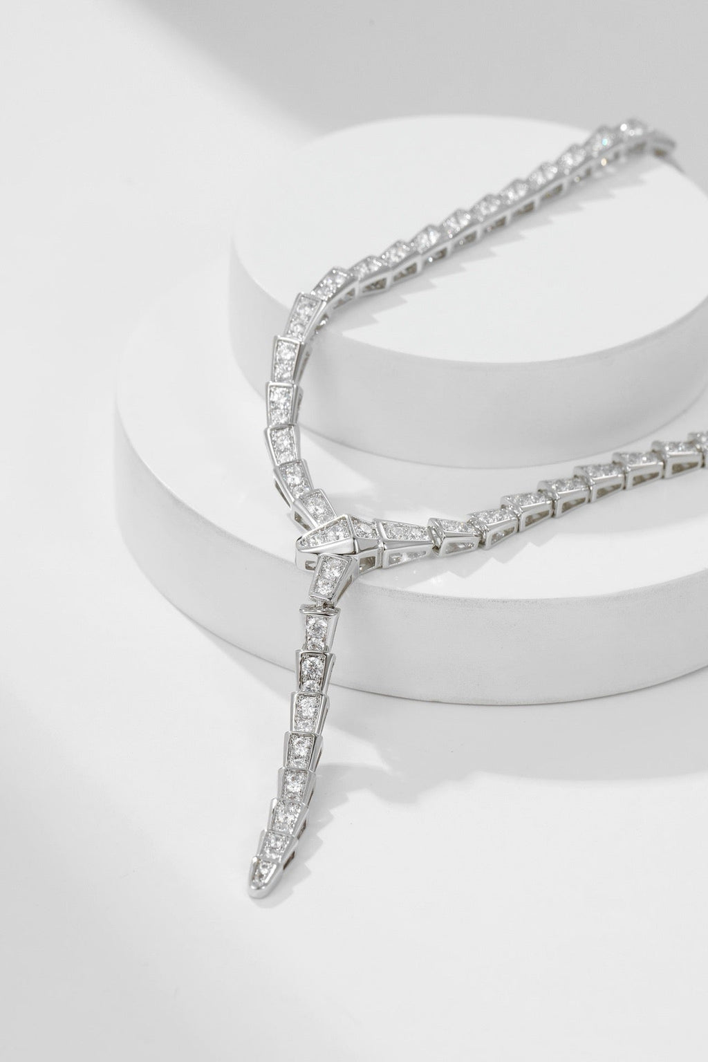 [Clover Jewelry]SERPENTI NECKLACE SILVER DIAMOND