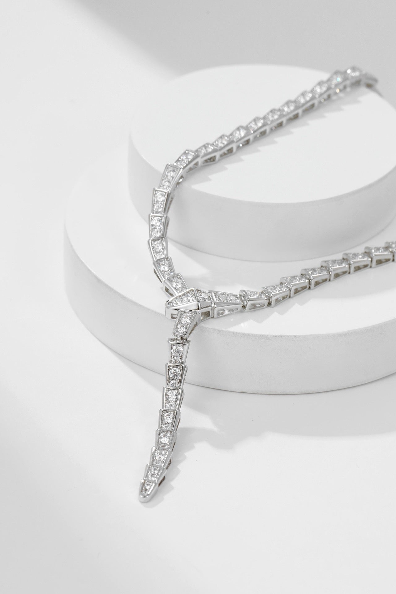 [Clover Jewelry]SERPENTI NECKLACE SILVER DIAMOND