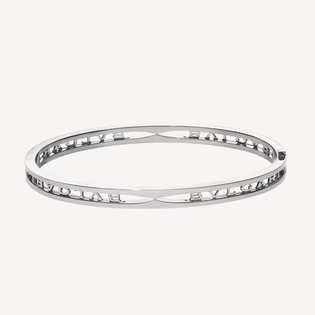 [Clover Jewelry]ZERO 1 SPIRAL LOGO SILVER BRACELET