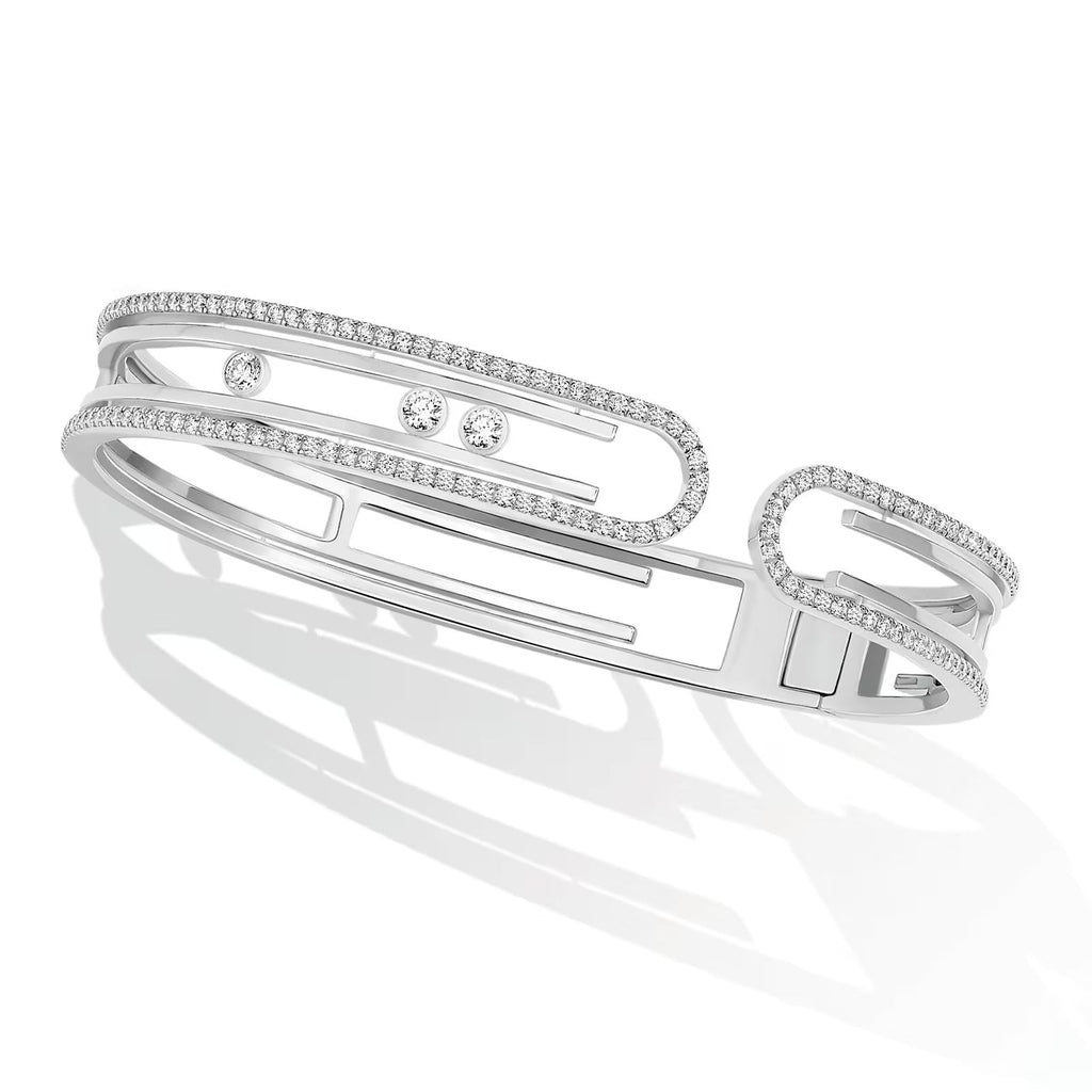 [Clover Jewelry]MOVE 10TH PAVED DIAMOND BRACELET