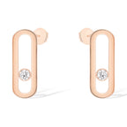 [Clover Jewelry]MOVE UNO SMALL 1 DIAMOND EARRINGS