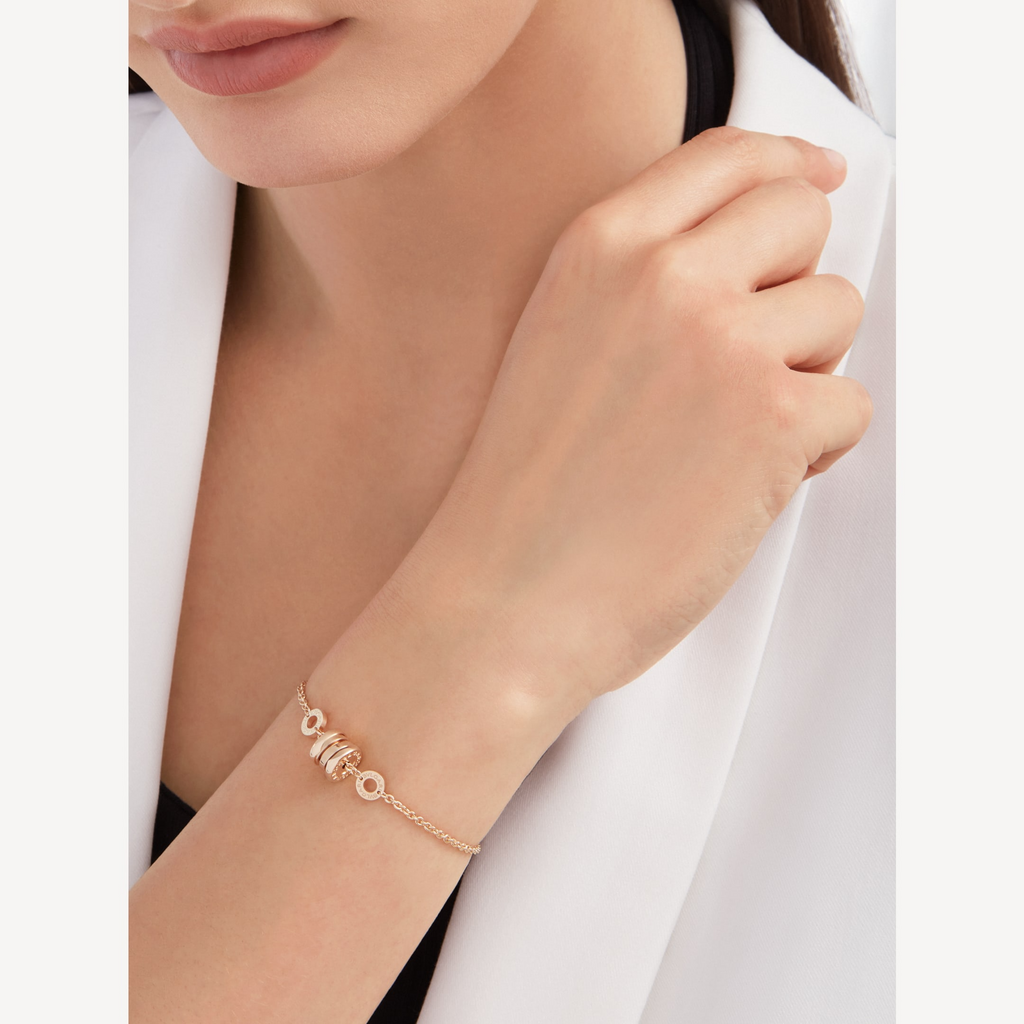 [Clover Jewelry]ZERO 1 SOFT PINK GOLD BRACELET
