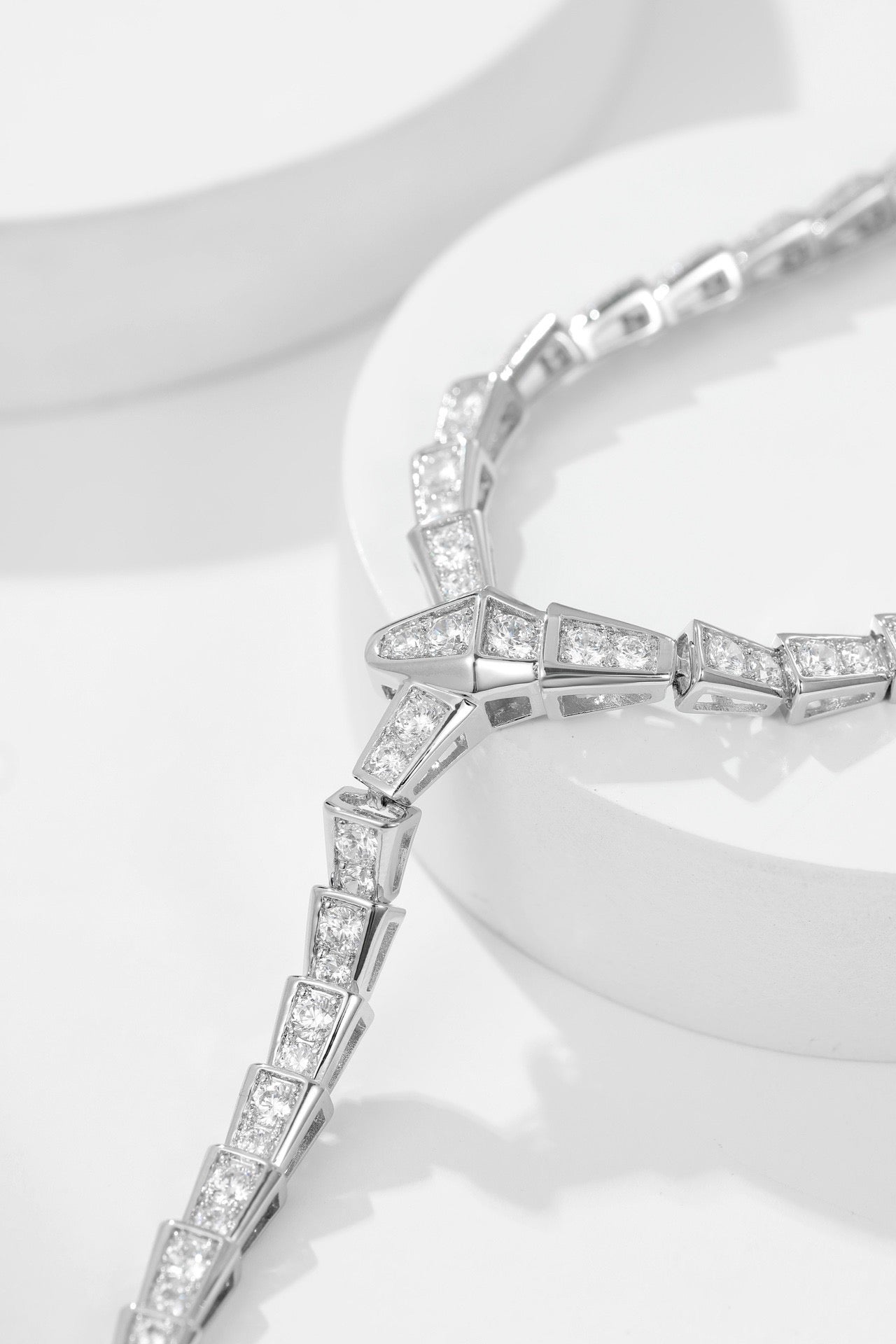 [Clover Jewelry]SERPENTI NECKLACE SILVER DIAMOND