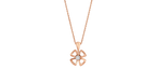 [Clover Jewelry]FIOREVER NECKLACE DIAMOND CENTER