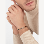 [Clover Jewelry]ZERO 1 PINK GOLD WITH BLACK CERAMIC BRACELET