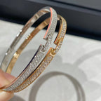 [Clover Jewelry]LIENS VIDENCE DIAMOND PAVED BRACELET