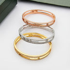 [Clover Jewelry]Move Romane pavé bangle