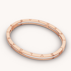 [Clover Jewelry]ZERO 1 PINK GOLD WITH WHITE CERAMIC BRACELET