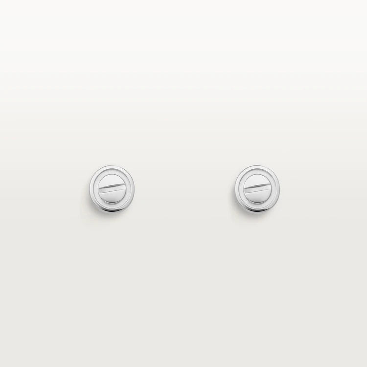 [Clover Jewelry]LOVE EARRINGS SILVER 10MM