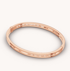 [Clover Jewelry]ZERO 1 SPIRAL LOGO PINK GOLD BRACELET