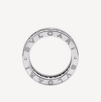 [Clover Jewelry]ZERO 1 MIT GEPFLASTERTEN DIAMANTEN AUF DEM SPIRALRING
