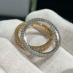 [Clover Jewelry]PERLEE DIAMOND SILVER RING