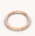 [Clover Jewelry]ZERO 1 SPIRAL LOGO PINK GOLD BRACELET