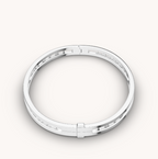 [Clover Jewelry]ZERO 1 SPIRAL LOGO SILVER BRACELET