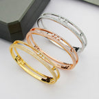 [Clover Jewelry]Move Romane pavé bangle