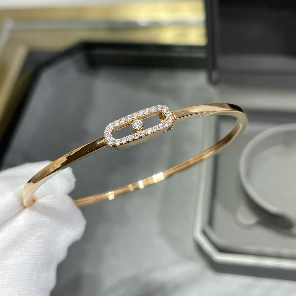 [Clover Jewelry]Move Uno pavé flex bangle medium