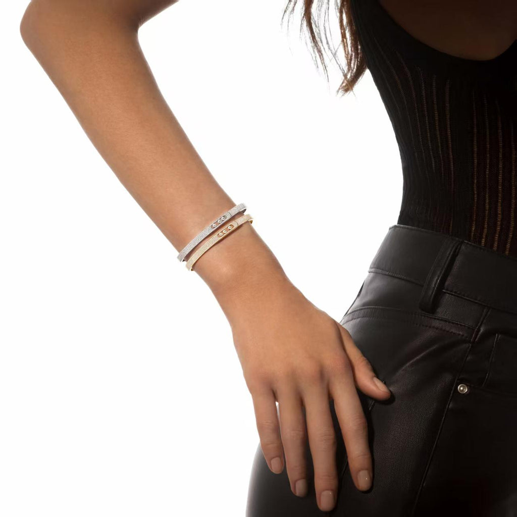 [Clover Jewelry]Move Noa Full Pavé Diamond Bangle Bracelet