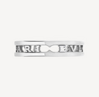 [Clover Jewelry]ZERO 1 ONE-BAND WITH OPENWORK LOGO SPIRAL RING