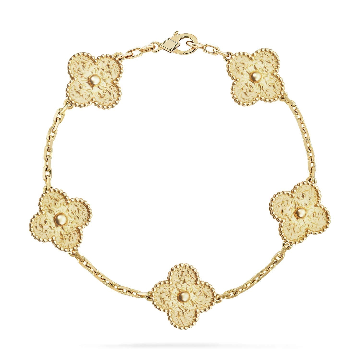 [Clover Jewelry]CLOVER 5 MOTIFS BRONZING BRACELET