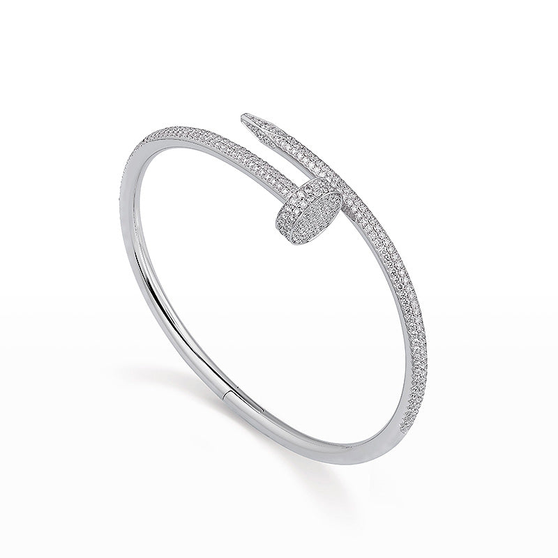 [Clover Jewelry]JUSTE BRACELET 3.5MM ALL DIAMONDS