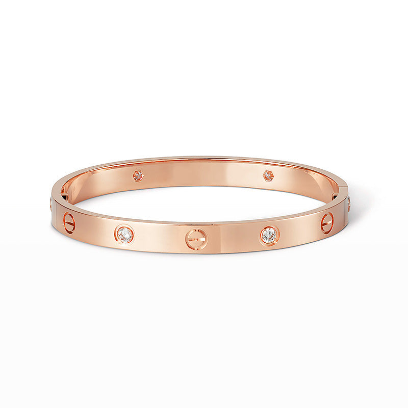[Clover Jewelry]LOVE BRACELET 6.1MM 4 DIAMONDS