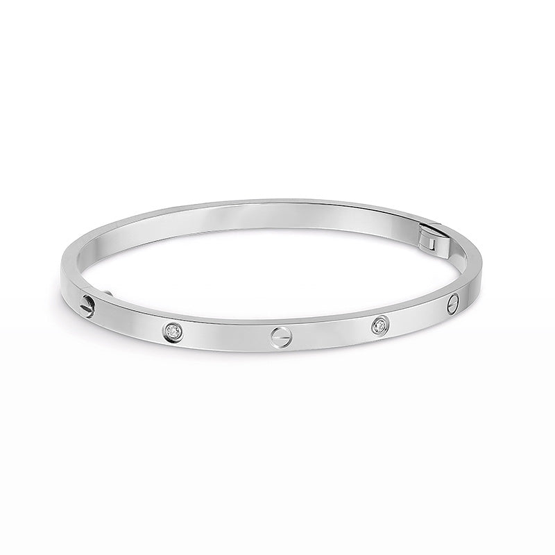 [Clover Jewelry]LOVE BRACELET 3.65MM 6 DIAMONDS