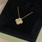 [Clover Jewelry]クローバー 15MM ブロンズネックレス