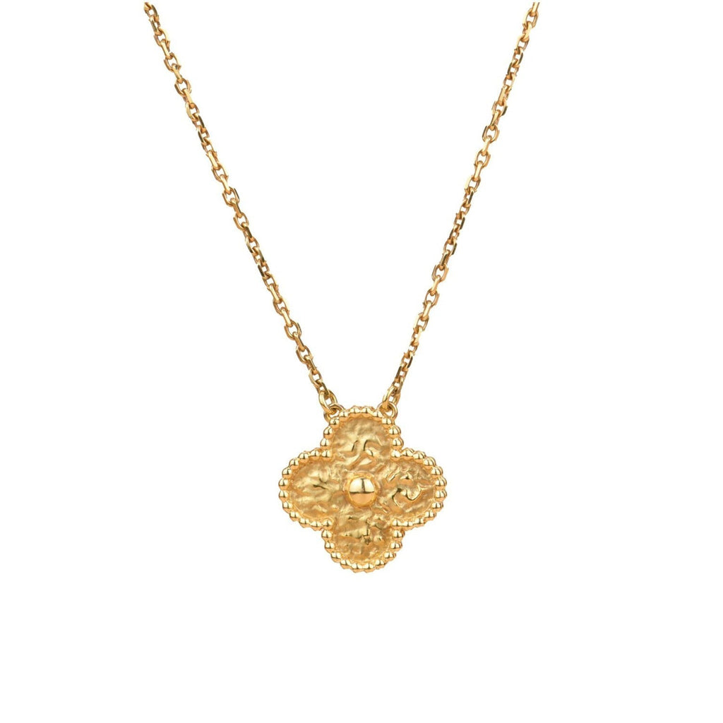[Clover Jewelry]クローバー 15MM ブロンズネックレス