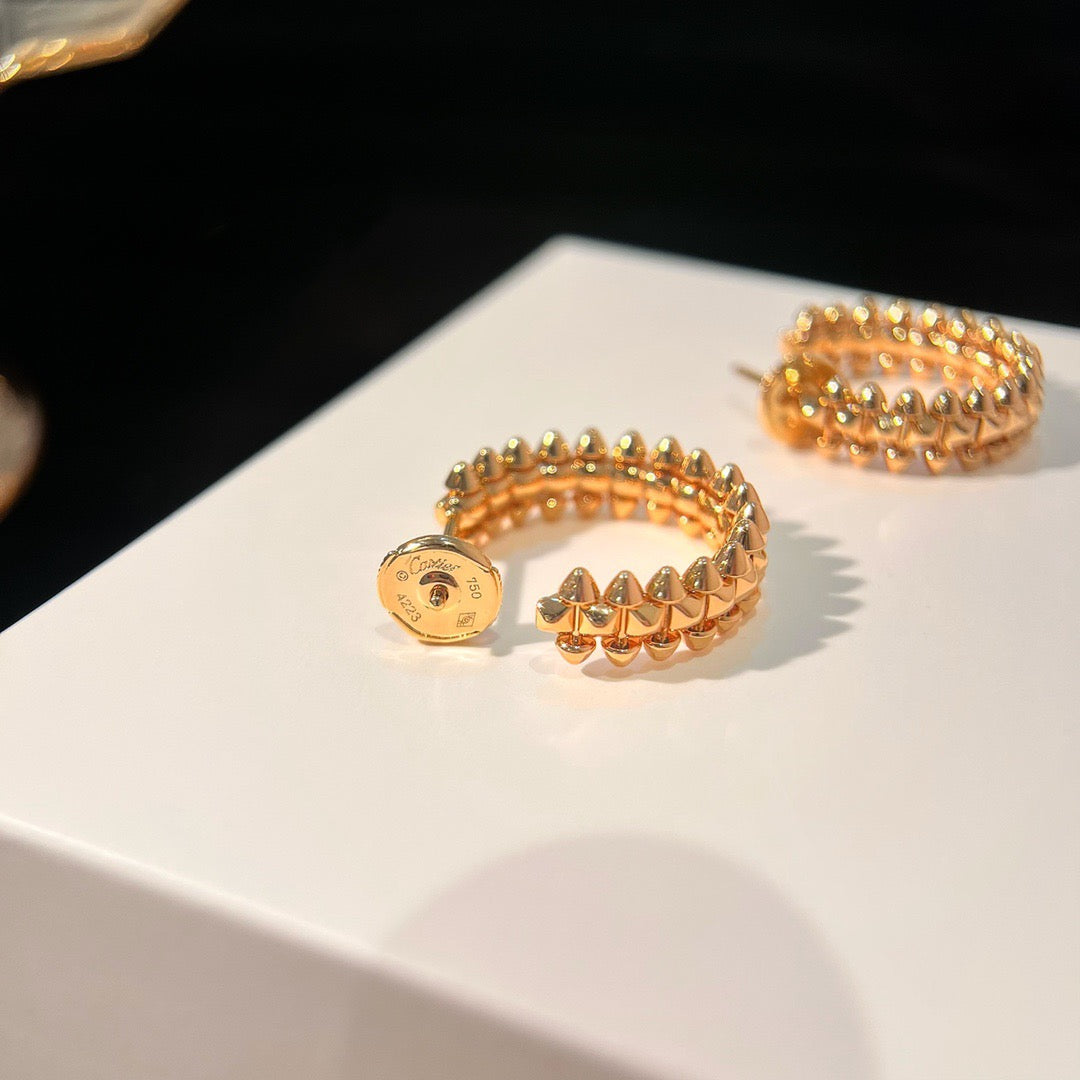 [Clover Jewelry]CLASH SMALL HOOP EARRINGS