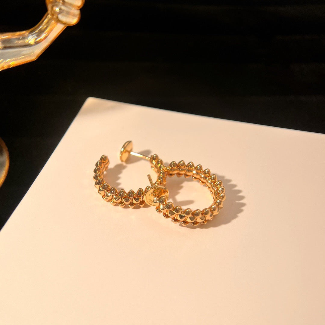 [Clover Jewelry]CLASH SMALL HOOP EARRINGS