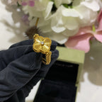[Clover Jewelry]CLOVER RIVERSIBLE BLUE AGATE RING